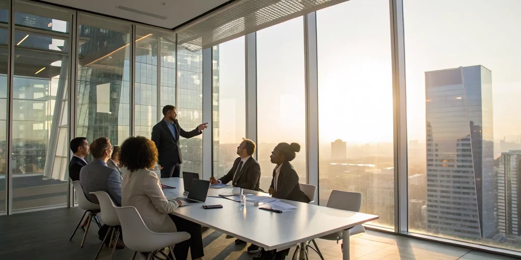 Continuous improvement consulting with a team focused on boosting operational efficiency.